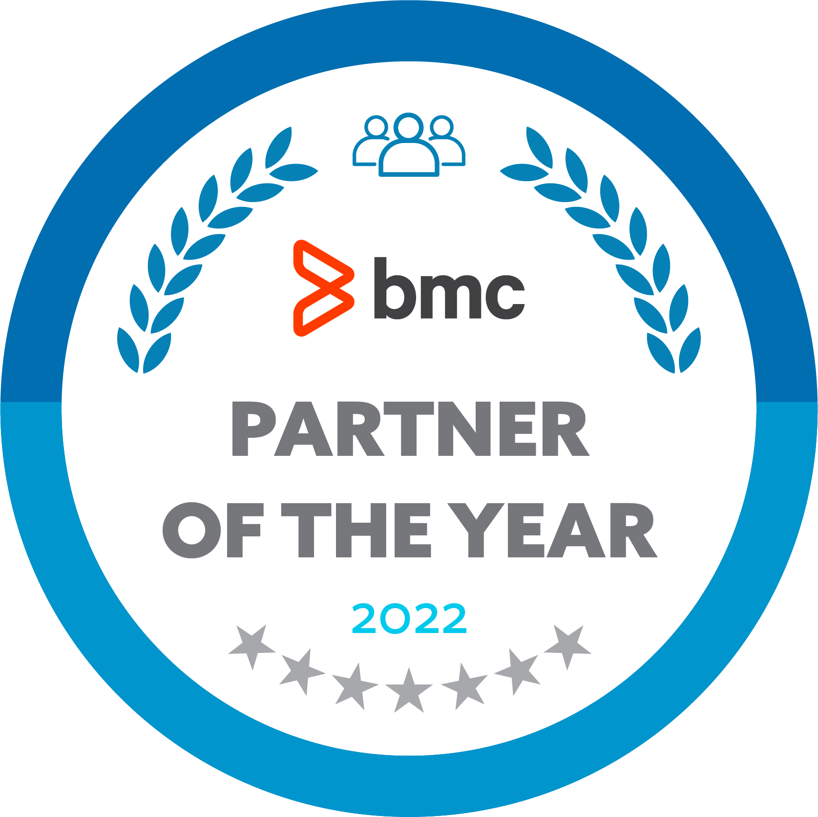 BMC Partner of the Year Award Badge 2022